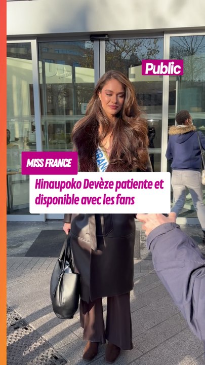 Hinaupoko Devèze, Miss France 2026, très disponible avec les fans