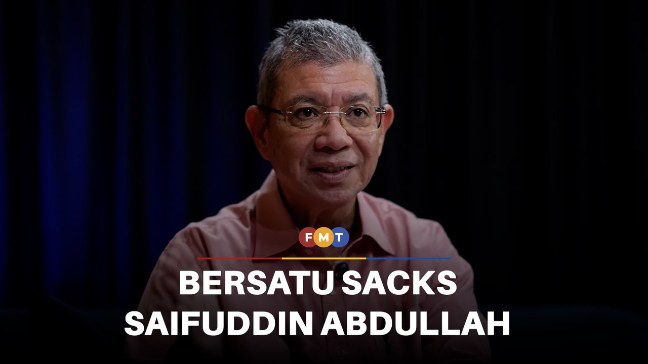 Bersatu sacks Saifuddin Abdullah