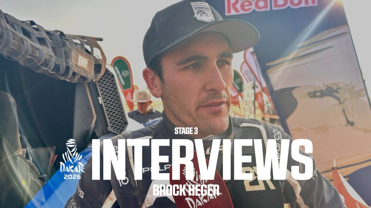 Dakar 2026 - Stage 3 - Interview: BROCK HEGER