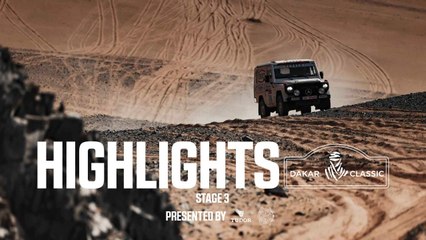 Dakar 2026 - Dakar Classic Stage 3 Highlights presented by Tudor
