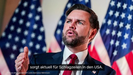 J.D. Vance: "Verrückte Person" wollte einbrechen - US-Vize enthüllt Details nach Angriff auf Privathaus