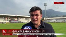 Muğla Fethiye İlçe Stadı’nda Galatasaray maçı hazırlıkları
