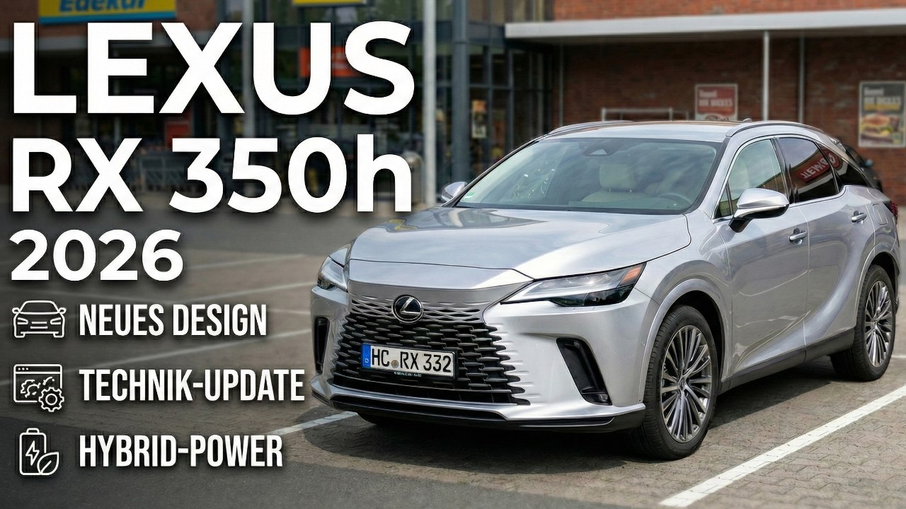 2026 Lexus RX 350h im Überblick: Design, Innenraum, Sicherheit