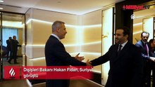 Dışişleri Bakanı Hakan Fidan, Suriyeli mevkidaşı Şeybani ile görüştü