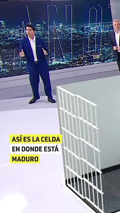 Así es la celda donde está Maduro