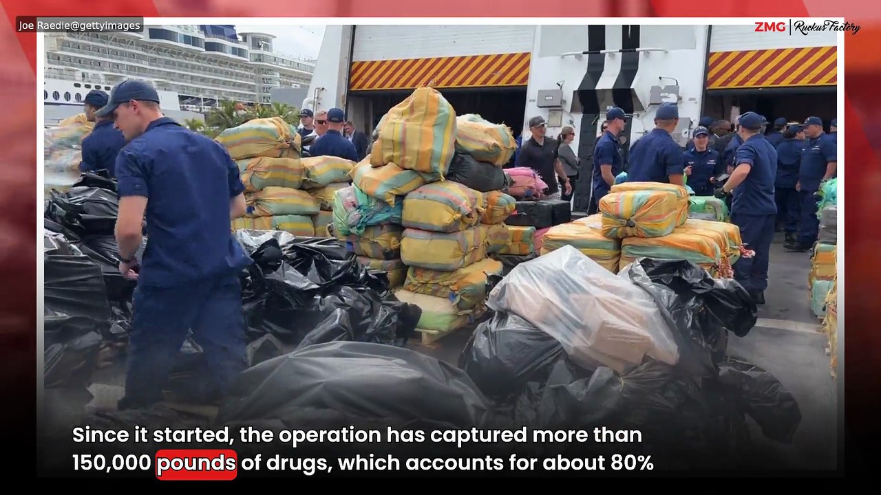 US Coast Guard Seizes 10 Tons Of Cocaine In Largest Haul Since 2005 After ‘Disabling Fire’ Stops Cartel Fast Boats