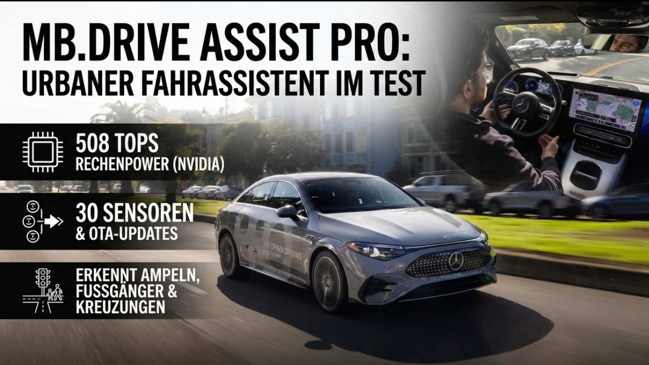 2026 Mercedes-Benz CLA: Assistenzsystem mit 508 TOPS Rechenpower