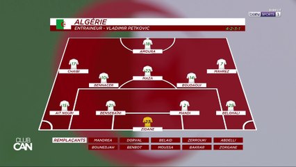 CAN 2025 : les compositions du choc Algérie - RDC !