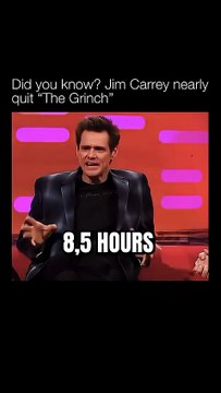 Jim Carrey explains that The Grinch prosthetics took several hours to apply each day