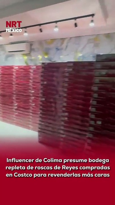 🎂👑 Una influencer originaria de Colima desató la polémica en redes sociales luego de presumir una bodega llena de roscas de Reyes que habría comprado en Costco con la intención de revenderlas a un precio más alto.