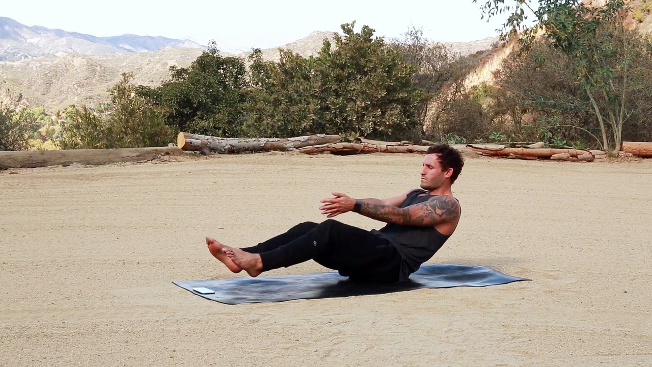 Strength - Challenge Yourself With Core Boat Crunch_Clip