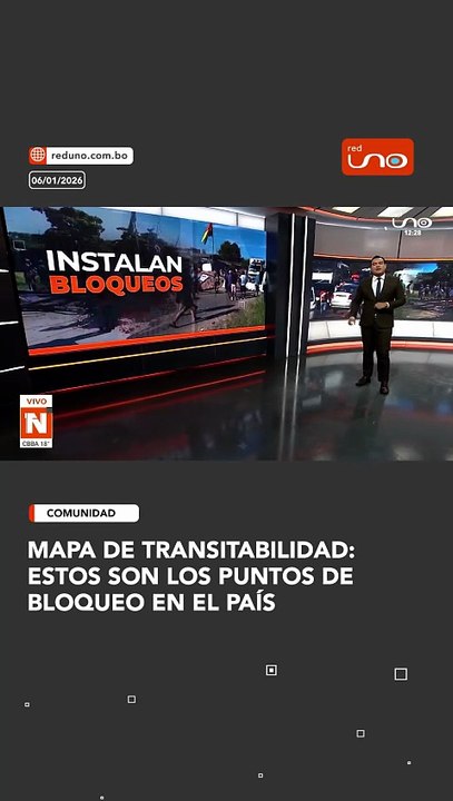 Mapa de transitabilidad: estos son los puntos de bloqueo en el país