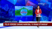 Polisi Gerebek Sarang Narkoba & Judi di Medan: 10 Orang Ditangkap, 4 Barak Dihancurkan