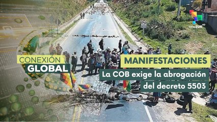 Central Obrera inicia bloqueos viales en rechazo al decreto 5503 en Bolivia