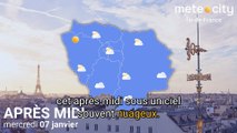 Bulletin météo Île-de-France du mercredi 07 janvier 2026