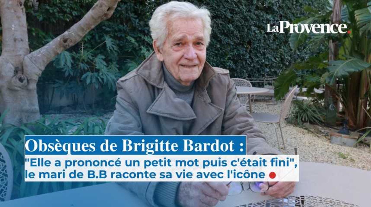 Obsèques de Bardot : "Brigitte m'a manqué tout de suite, c'est terrible", le mari de B.B se confie