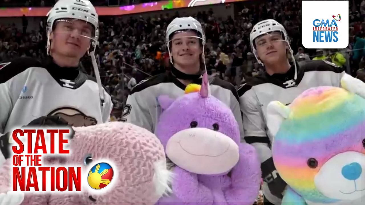81,796 teddy bears, nalikom sa hockey game "Teddy Bear Toss" | SONA
