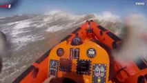 Man and His Dog Rescued After Being Swept Out to Sea in Dramatic спас (Heroic) Operation