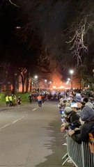 For the 2025 Edinburgh Hogmanay Torchlight Procession, held on December 29, 2025, the traditional walk was officially started by Craig Gordon, the Heart of Midlothian and Scotland national team goalkeeper.