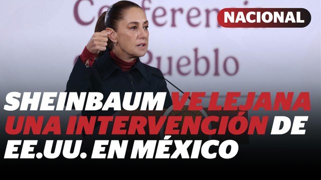 Claudia Sheinbaum descarta intervención de Estados Unidos por combate a cárteles | Reporte Indigo