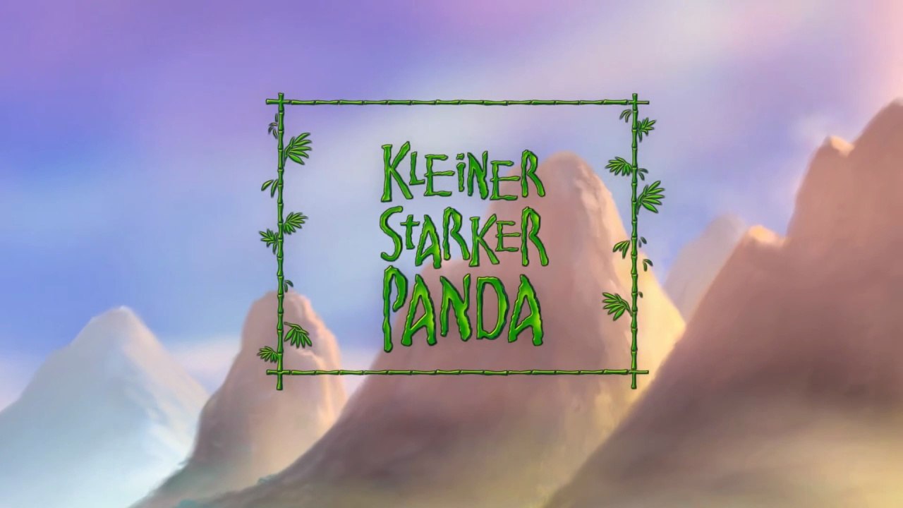 Kleiner starker Panda