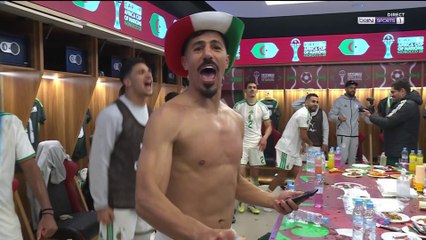 CAN 2025 : c'est la fête dans le vestiaire de l'Algérie !