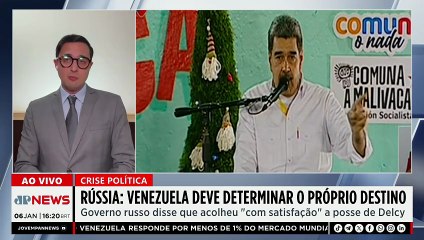 Crise com os EUA: Rússia diz que Venezuela deve determinar o próprio destino