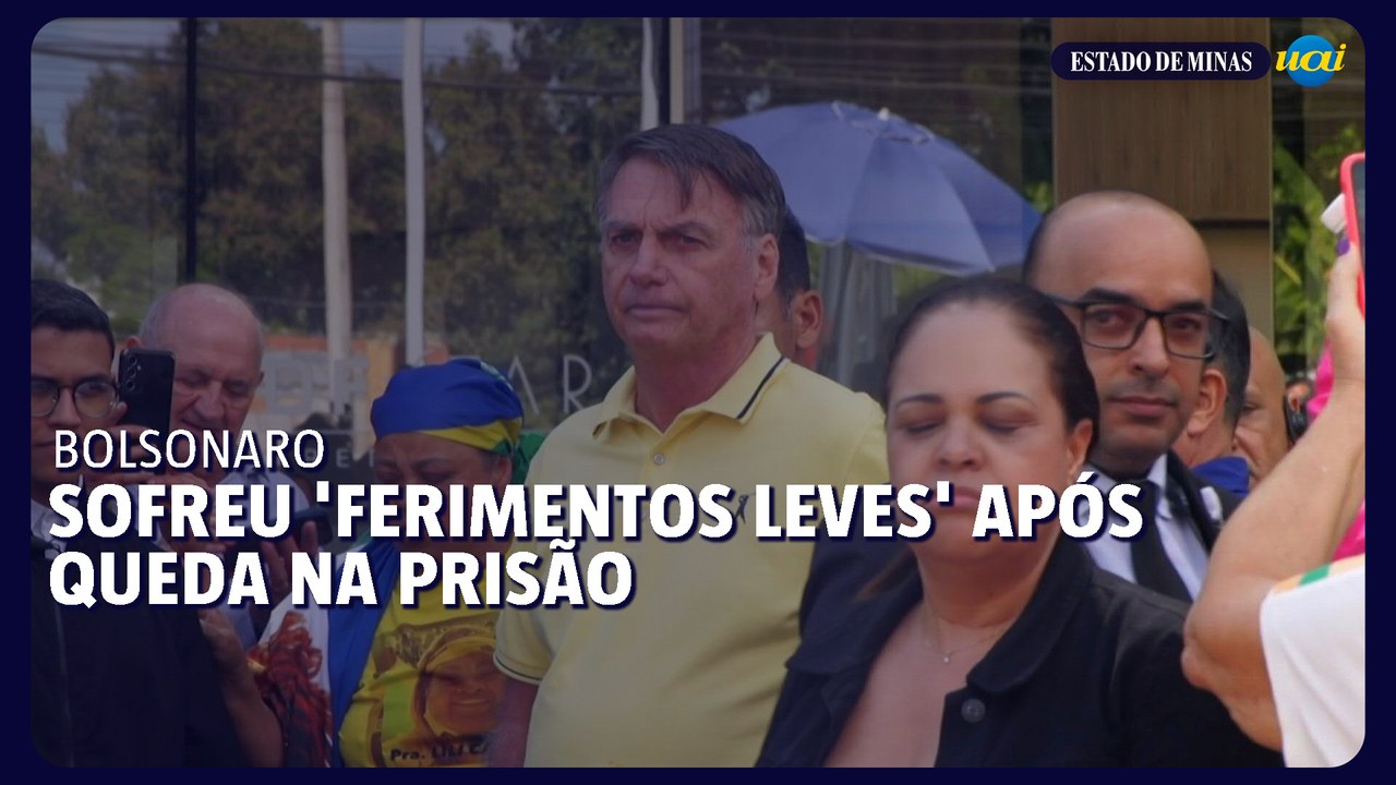 Jair Bolsonaro sofreu 'ferimentos leves' após queda na prisão