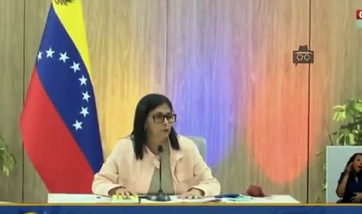 Delcy Rodríguez: "El gobierno de Venezuela rige en nuestro país, más nadie, no hay agentes externos que gobiernen Venezuela”