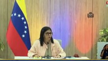 Delcy Rodríguez: "El gobierno de Venezuela rige en nuestro país, más nadie, no hay agentes externos que gobiernen Venezuela”