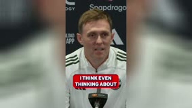 Replacing Amorim 'does not sit easy' with Darren Fletcher