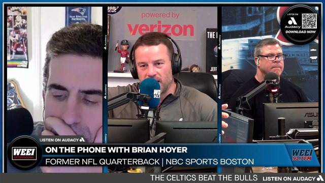 WEEI Afternoons: Brian Hoyer explains why Drake Maye should be the MVP