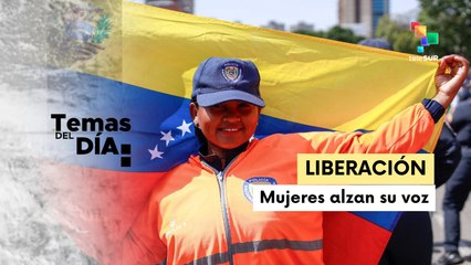 Mujeres venezolanas marcharon por la liberación del Pdte. Maduro y Cilia Flores