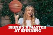 Cameron Brink is a master of spinning a basketball in new video