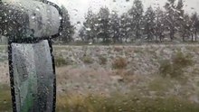 Granizo en Santa Rosa