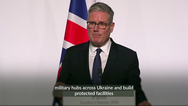 Sir Keir Starmer says “military hubs” will be set up across Ukraine once a peace deal has been reached