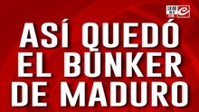 Así quedó el búnker de Nicolás Maduro