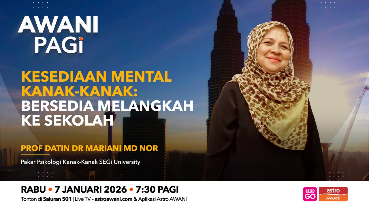AWANI Pagi: Kesediaan mental kanak-kanak | Bersedia melangkah ke sekolah