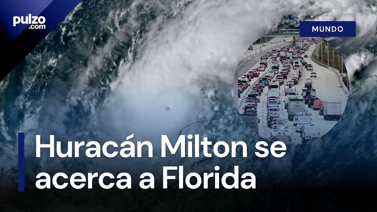 Así se ve el huracán Milton desde el espacio antes de su llegada a Florida, Estados Unidos | Pulzo