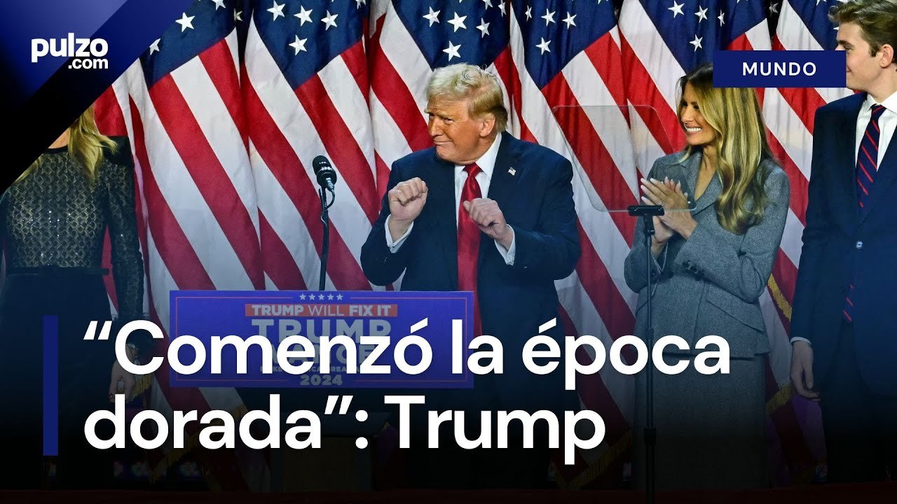 Trump celebró contundente victoria en elecciones presidenciales de Estados Unidos | Pulzo