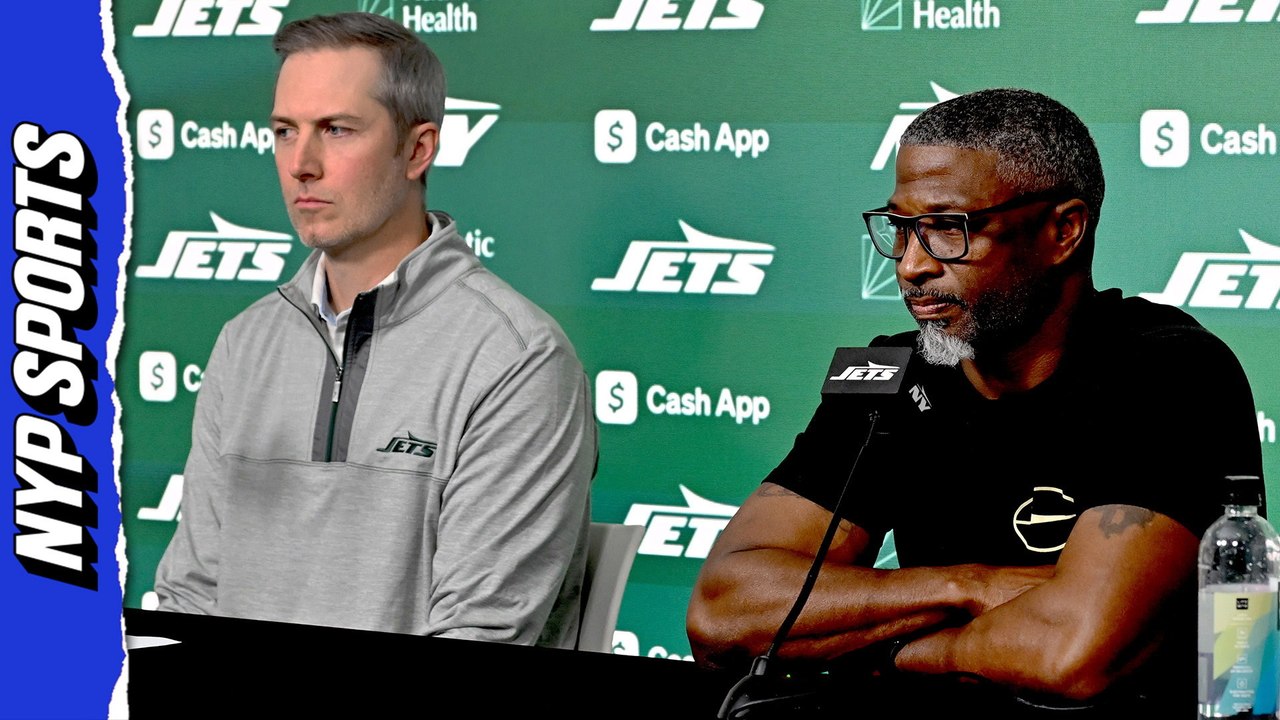 Jets GM Darren Mougey and HC Aaron Glenn address media after horrendous 3-14 season