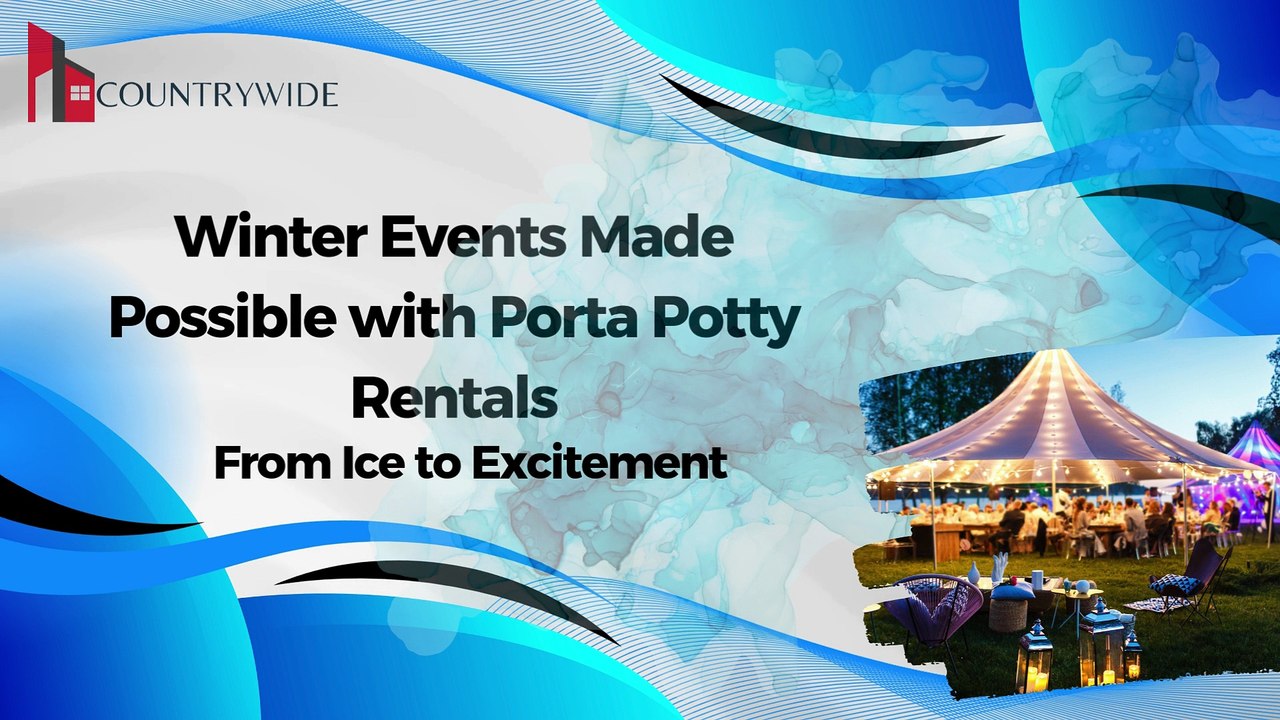 Winter Events Made Possible with Porta Potty Rentals From Ice to Excitement