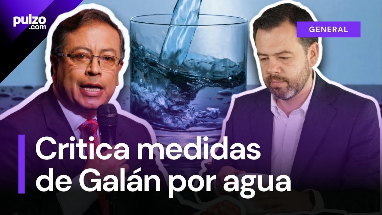 Petro dice que racionamiento de agua en Bogotá es grave y criticó a Galán: "Es crisis estructural"