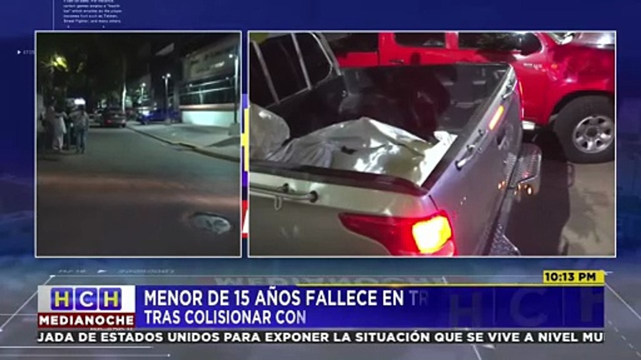 Ingresa a la morgue el cuerpo de menor que murió en accidente en Campamento