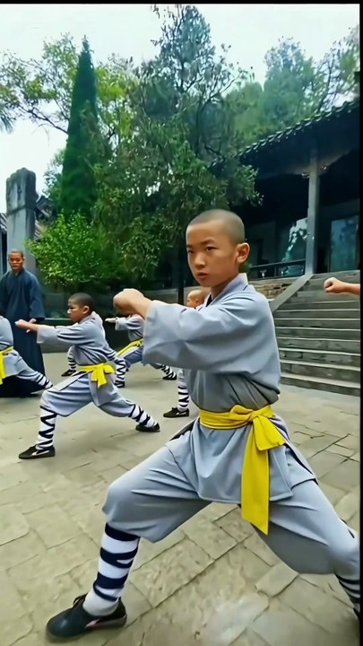 Teen monk’s moves: fierce, disciplined, pure martial magic!