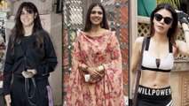 Bollywood Actresses Spotted In Juhu: Genelia D’Souza, Malavika Mohanan & Sherlyn Chopra