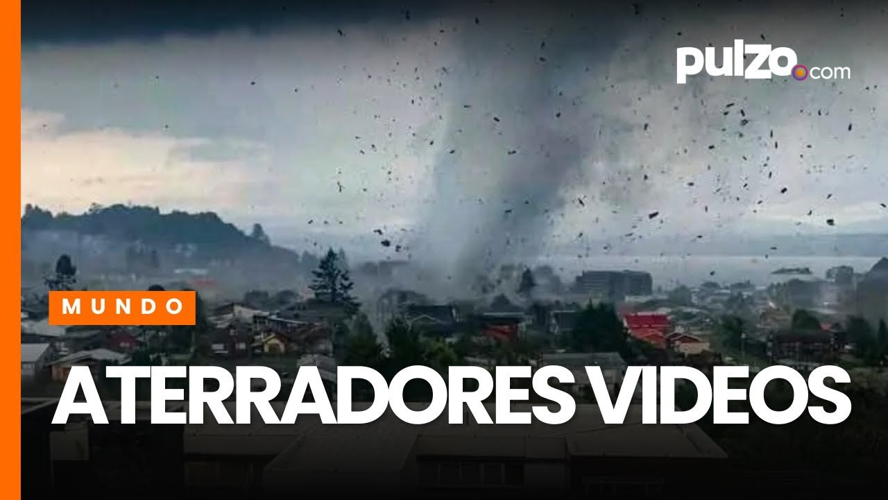 Impresionantes videos del tornado en Chile: 150 viviendas afectadas en Puerto Varas | Pulzo