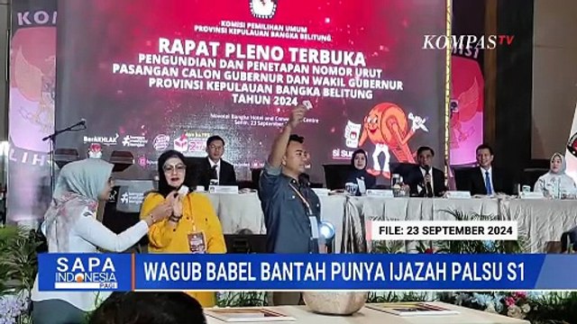 Bareskrim Polri Periksa Wagub Babel soal Dugaan Kasus Ijazah Palsu | SAPA PAGI