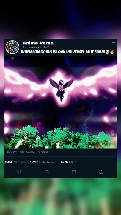 WHEN SON GOKU UNLOCK UNIVERSEL BLUE FORM💀🔥