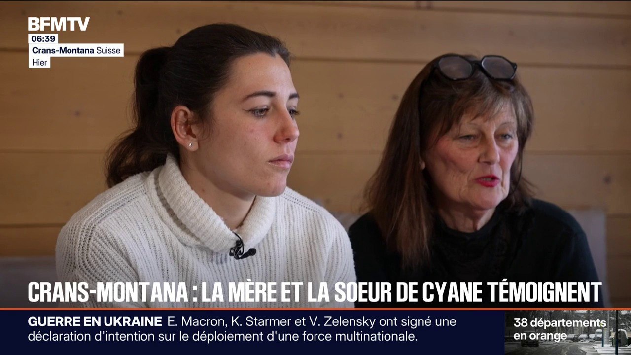"La vie ne sera plus jamais la même": la mère et la sœur de Cyane, morte dans l'incendie à Crans-Montana, témoignent sur BFMTV